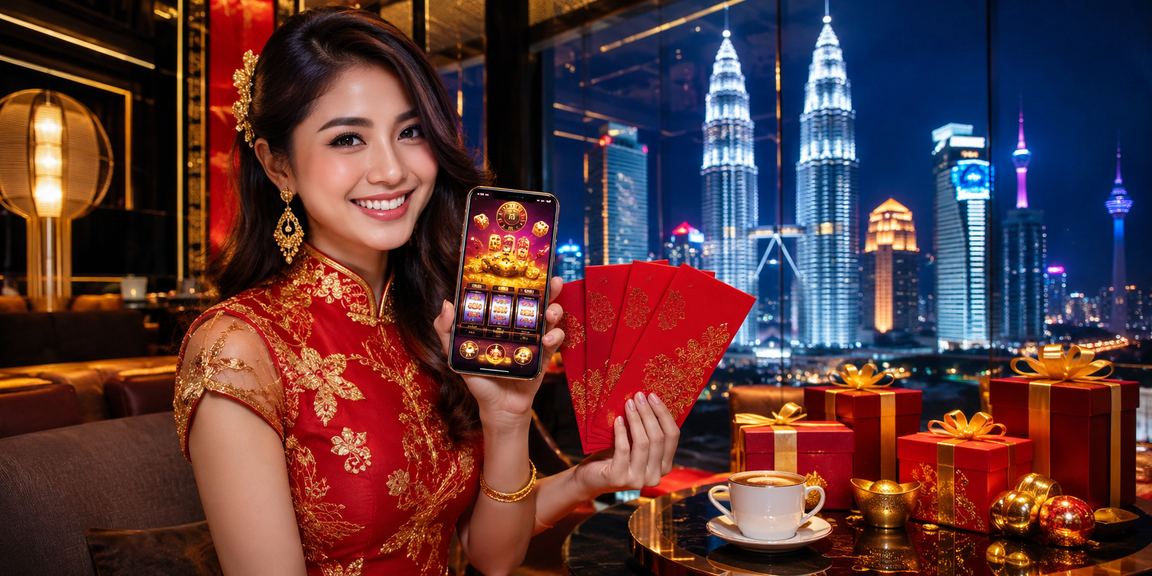 Paparan bonus sampul merah tema Kuala Lumpur untuk pemain kasino 86400